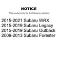 thumbnail image 2 of TOR Embout de Biellette de Direction Intérieure avant pour Voiture Subaru Outback Forester WRX Legacy KTR-104895, 2 of 2