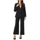 thumbnail image 2 of Conjunto de Blazer y Pantalones INSPIRE CHIC para Mujer, Saco de Una Botón para Oficina, Traje de 2 Piezas, Pantalones Negros, 2 of 6