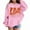 Pink, variant on Girls Athletic Hoodies Commute Graphic Casual Long Sleeve Hoodies Warm Sweatshirt Tops Fall Fashion Outfit Winter Clothes