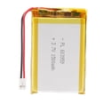 thumbnail image 1 of YDL 3.7V 1500mAh Battery 603959 Lithium Polymer Ion Rechargeable Li-ion Li-Po Battery with 2P PH 2.0mm Pitch Connector, 1 of 5
