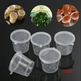 thumbnail image 6 of 10/25Pcs 25/27/40/45ml Plastic Takeaway Sauce Cup Containers Food Box With Hinged Lids Pigment Paint Box Palette Disposable Box, 6 of 9