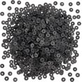 thumbnail image 4 of 3000pcs 5mm Polymer Clay Bead Black Vinyl Chip Disk Loose Bead for Choker Keychain Lanyard Halloween Decor, 4 of 7
