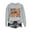 Gray, variant on SuTry Women's Fashionable Halloween Printed Blouses Round Neck Long Sleeved Loose Casual Sweatshirt Tops Festive Outfits(Khaki,S)