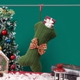thumbnail image 4 of Medias navideñas, adornos decorativos para decoración de temporada navideña familiar, bolsas navideñas, 4 of 5