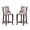 Light Grey, variant on Manhattan Comfort Emperor 27" Faux Leather Counter Stool in Gray (Set of 2)