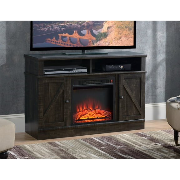 Legacy Home_Kerry_Fireplace TV Stand for TVs up to  55", Dark Oak