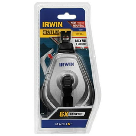 

Irwin 1932877 100 Aluminum STRAIT-LINE® MACH6 Chalk Reel