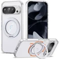 thumbnail image 1 of Compatible with Google Pixel 9/Pixel 9 Pro Case with 360° Magnetic Ring Stand [Compatible with Mag-Safe] Shockproof Translucent Phone Case for Google Pixel 9/Pixel 9 Pro 6.3", 1 of 7