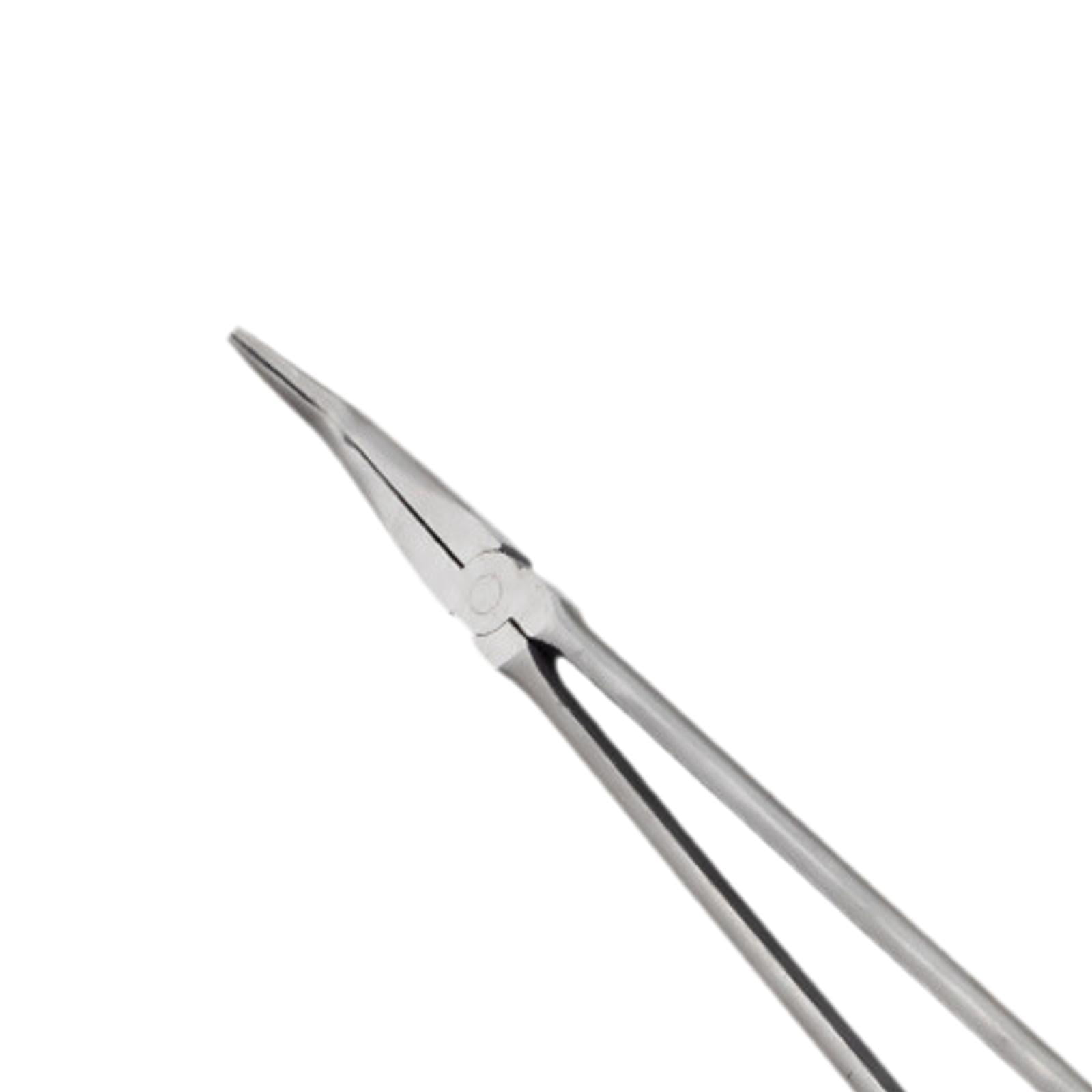 Long Pin Reach Pliers Needle Nose Industrial Strength High Carbon Steel for Automotive and Electrician Tasks