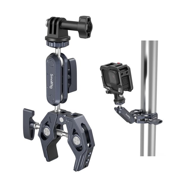 Pinza de montaje de cámara SMALLRIG con brazo mágico en forma de bola para Gopro