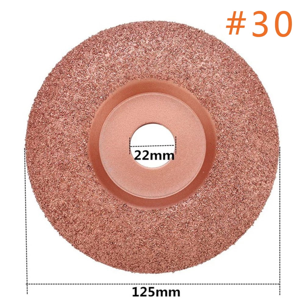 Angle Grinder Grinding Wheel Carving Disc Woodwork Tool 125MM 22MM Hole Dia