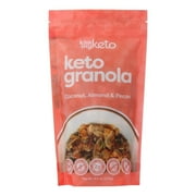 Kiss My Keto Granola Cereal  Coconut Almond Pecan Keto Granola Low Carb Cereal (2g-Net) Low Sugar Granola (1g)  Grain Free Granola Keto Cereal, Gluten Free Granola  Keto Nut Granola for Yogurt