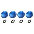 thumbnail image 1 of Botón de obturador de cámara Uxcell, botones de liberación de obturador de superficie cóncava, botón de cámara de cobre puro azul, 1 of 7