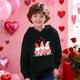 thumbnail image 1 of TaTaai Valentines Sweatshirt Women Gnomes Shirts Love Heart Sweater Crewneck Long Sleeve Pullover Tops Gift, 1 of 8