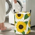 thumbnail image 4 of Picia Sunflowers Large Laundry Basket, Waterproof, Freestanding Laundry Hamper, Collapsible Tall Clothes Hamper with Extended Handles-, 4 of 8