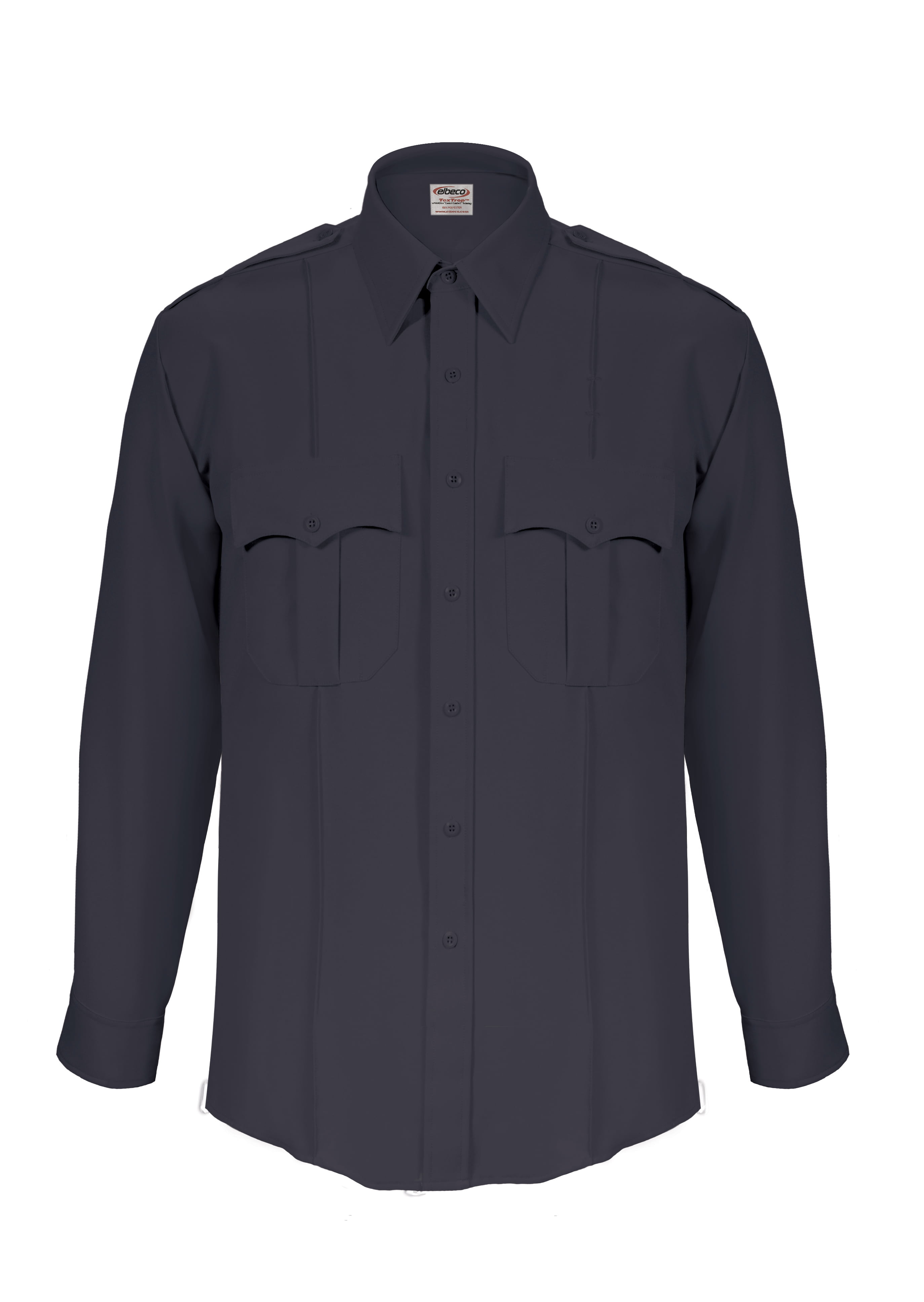 Elbeco Men's Textrop2 Long Sleeve Shirt With Zipper Front - Walmart.com