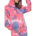 thumbnail image 3 of White Mark Women's Tie-Dye Hoodie Sweatshirt Dress, 3 of 5