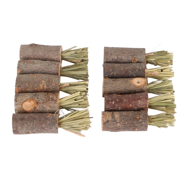 10Pcs Chew Sticks, Promotes Health Multi Purpose Cage Decorations For Hamster Bunny Guinea Pig
