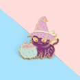 thumbnail image 4 of Broche de solapa con forma de bruja de Halloween para hombre y mujer, Pin de insignia, bolsa de tela vaquera, regalo creativo, a la moda, decoración de joyería, 4 of 4