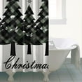 thumbnail image 4 of Shower Curtain for Bathroom Merry Christmas Wood Plank Star Shower Curtains Waterproof Simple Bathroom Curtains Hooks Included,72x72Inch, 4 of 5