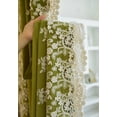 thumbnail image 1 of French Lace Green Velvet Luxury Curtains for Living Room Bedroom Dining Retro Blackout Tulle Window Blackout Embroidered Window, 1 of 5