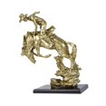 thumbnail image 3 of Western Cowboy Knight Horse Statue Ornament de mesa Creative Resin Figurina decorativa para de escritorio Decoración del hogar, 3 of 9