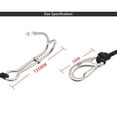 thumbnail image 4 of Gancho de buceo de doble cabeza Equipo duradero de acero inoxidable para exteriores (negro), 4 of 5
