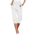 thumbnail image 1 of WILLBEST Pantalones Cortos con Bolsillos y Cordón con Estampado Casual de Moda para Mujer, Diseño Moderno, Elegante y Cómodo para Uso Diario. Chica, 1 of 5