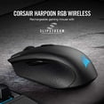 thumbnail image 4 of CORSAIR Harpoon RGB Wireless - Wireless Rechargeable Gaming Mouse - 10,000 DPI Optical Sensor, 4 of 8