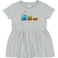 thumbnail image 3 of Inktastic Colorful Toy Train Girls Baby Dress, 3 of 5