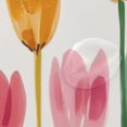 thumbnail image 4 of Bath Curtain & Non-Slip Bath Mat Set 12-Grommet Shower Curtain Memory Foam Bath Rug Cute Watercolor Tulips, 4 of 8