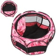 thumbnail image 2 of Parque Infantil Plegable para Mascotas Bling Bling Camuflaje Rosa M, Tienda de campaña, Malla, Ejercicios al Aire Libre, 2 of 12