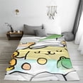 thumbnail image 2 of Lsque Sanrio Pattern Fuzzy Fleece Throw Blanket Extra Large,Super Soft,Fluffy and Warm Blankets for Couch,Bed,All Season Use (40"x30"), 2 of 7