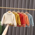 thumbnail image 4 of Coerni Baby Boys Girls Knit Sweaters Toddler Kids Soft Warm Autumn And Winter Pullover Solid Color Round Neck Sweater, 4 of 4