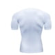 thumbnail image 3 of Ceisia Men's Tactical Flag Compression T-shirt Slim Fit Short Sleeve Round Neck High Elastic Fitness Running Tee Tops White L Gifts, 3 of 6