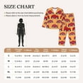 thumbnail image 6 of Kll Red Cars Print Women'S Long Sleeve Pajamas With Pants Sleepwear Loungewear 2 Set-Large, 6 of 9