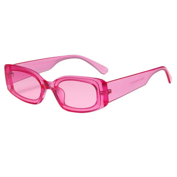 Unisex Lentes de Sol Transparente Protección 400 Anteojos Coloridos para Fiestas, Pya, Rosado Macarena Gafas de sol color caramelo
