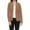 Mocha, variant on Women's Casual Lightweight Blazer Jacket-Long Sleeves Open Front