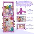 thumbnail image 2 of Almacenamiento de animales de peluche Trycooling Zoo PVC Púrpura, 2 of 6
