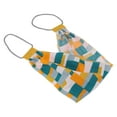 thumbnail image 1 of Toalla Exfoliante de Cuerpo a Cuadros Única Bargains 1 Pc Naranja Verde, 1 of 6