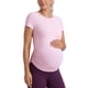 thumbnail image 1 of Remera CRZ YOGA Cloudweight Premamá con Fruncido Lateral Rosa L, 1 of 5