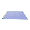 thumbnail image 2 of Ahgly Company Machine Washable Indoor Rectangle Solid Blue Modern Area Rugs, 2' x 3', 2 of 4