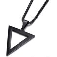 thumbnail image 2 of Katea Stainless Steel Geometric Pendant Inverted Triangle Necklace For Men And Boys, Bff Necklace For 2, 2 of 5