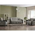 thumbnail image 6 of Ottomanson 63" Convertible Loveseat Sleeper with Storage, Modern Chenille Sofa for Small Spaces, Gray, 6 of 6