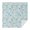 Lightblue Daisy Flower, variant on Gray Daisy Flower Pattern Square Tablecloth,Waterproof Square Table Cover,Wipeable Spillproof Washable Table Cover for Home Kitchen Party Decor 42"X42"(107x107cm)