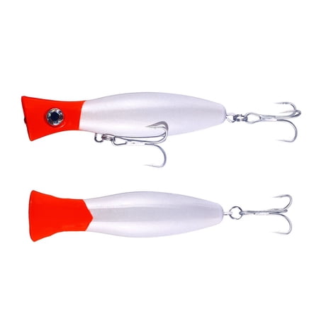 41g Lure Fishing Popper Hard Bait Topwater Floating Crankbait Plastic Fish Lure