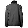 thumbnail image 3 of Women's Cutter & Buck  Gray Notre Dame Fighting Irish Alumni Cascade Eco Sherpa Full-Zip Fleece Jacket, 3 of 3