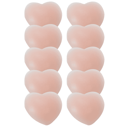 

Nipple Covers Lift Strapless Sticky Push up Reusable Silicone Tape Bra Invisible Adhesive Bras for Women & Girls Pink
