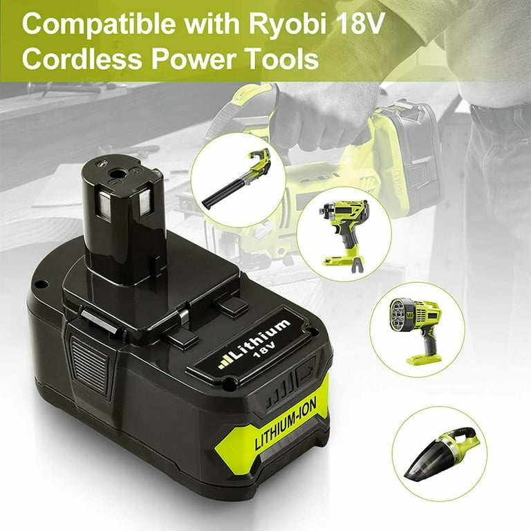 Ryobi p145 store battery