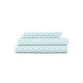 thumbnail image 3 of 4-Piece Light Blue Chevron Printed Bed Sheets Set for Twin Size Bedding by Comfort Canopy, 3 of 11